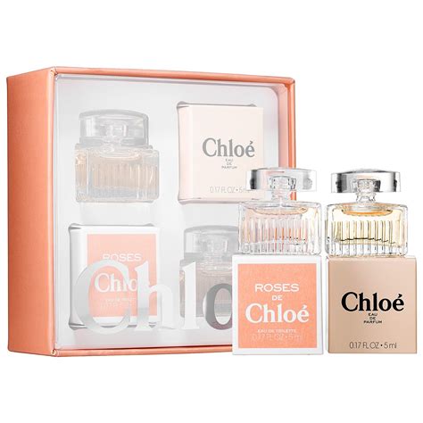 chloe perfume mini set|chloe miniature perfume set.